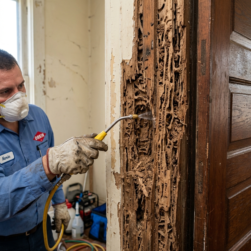 Post-Construction Termite Treatment for Luxury Villa